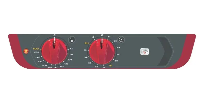 Four à convection bi-directionnel 4 niveaux 460x340 mm gamme burano B043MIHAER VENIX