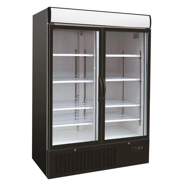 RÉFRIGÉRATEUR 2 PORTES EN VERRE 7450.0140 Combisteel