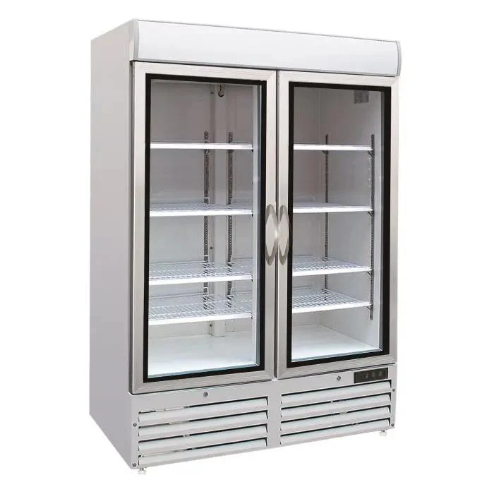 CONGÉLATEUR 2 PORTES EN VERRE 7450.0157 Combisteel