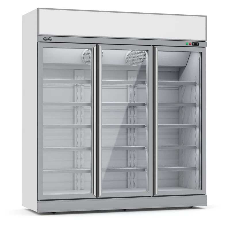 CONGÉLATEUR 3 PORTES EN VERRE INS-1530F 7455.2430 Combisteel