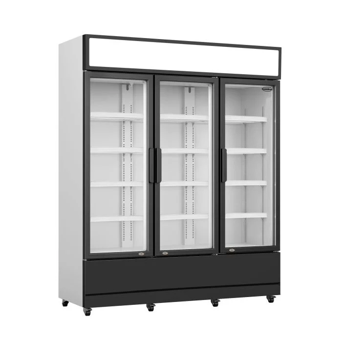 RÉFRIGÉRATEUR 3 PORTES EN VERRE FCU-1200 7455.2110 Combisteel