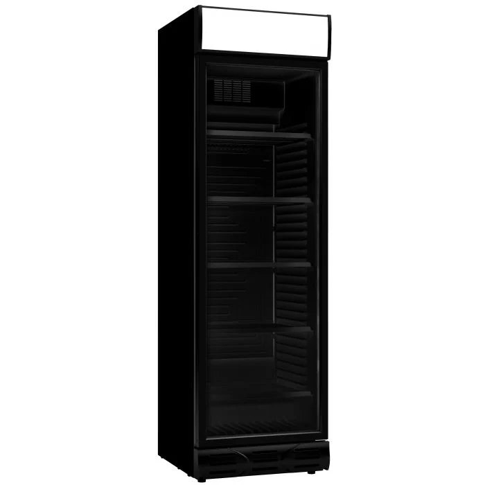 RÉFRIGÉRATEUR 1 PORTE EN VERRE NOIR 7464.0090 Combisteel