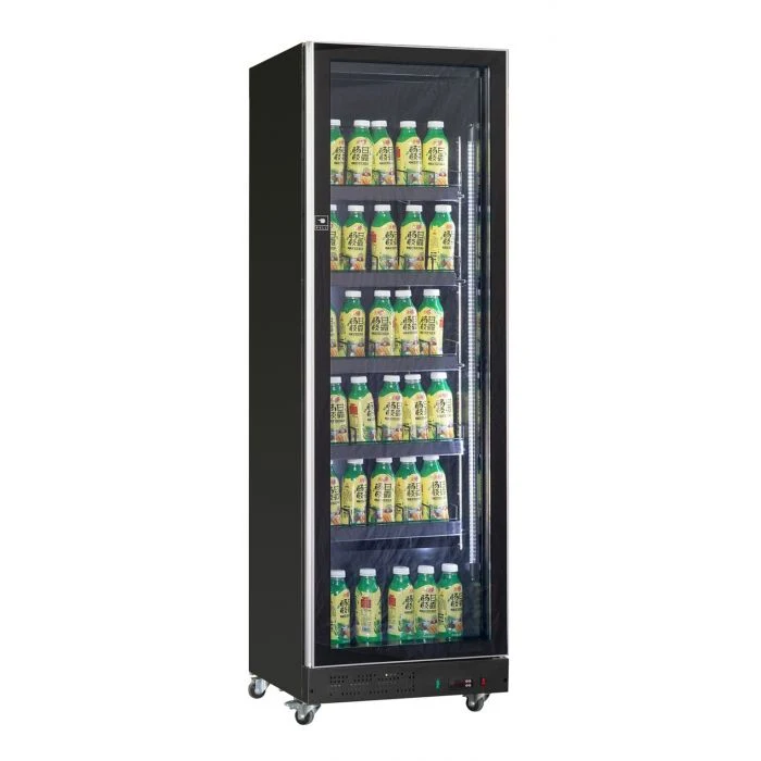 RÉFRIGÉRATEUR 1 PORTE EN VERRE NOIR 7526.0005 Combisteel