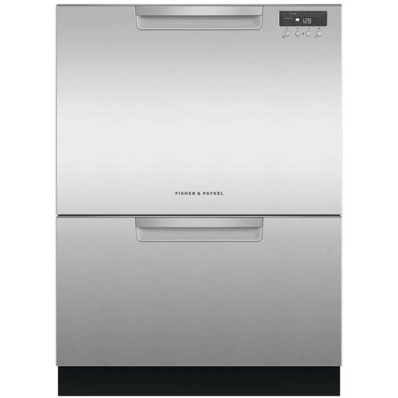 DD24DCTX9-N - DISHWASHERS - Fisher & Paykel - Front Controls Double Drawer - Stainless Steel - Open Box