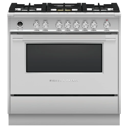 OR36SCG6X1 - RANGES - Fisher & Paykel - Dual Fuel - Stainless Steel - Open Box