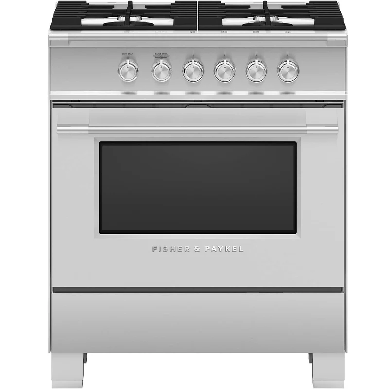 OR30SCG4X1 - RANGES - Fisher & Paykel - Gas - Stainless Steel - Open Box
