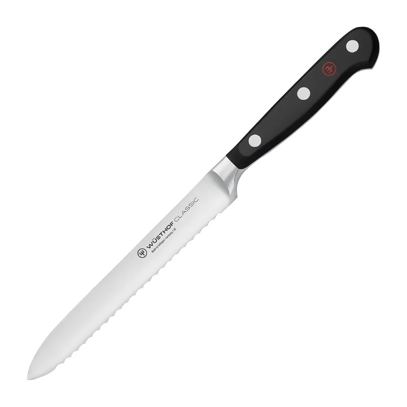 Couteau utilitaire dentelé Wüsthof Classic 140mm