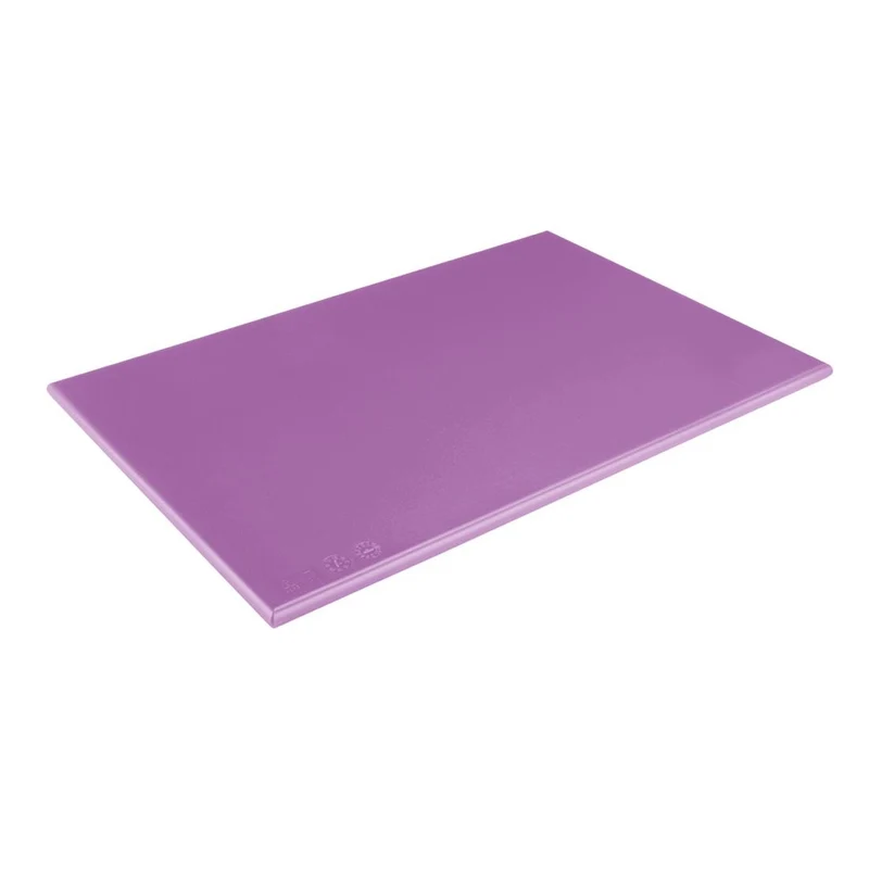 Planche à découper haute densité Hygiplas violette 450x300x25mm