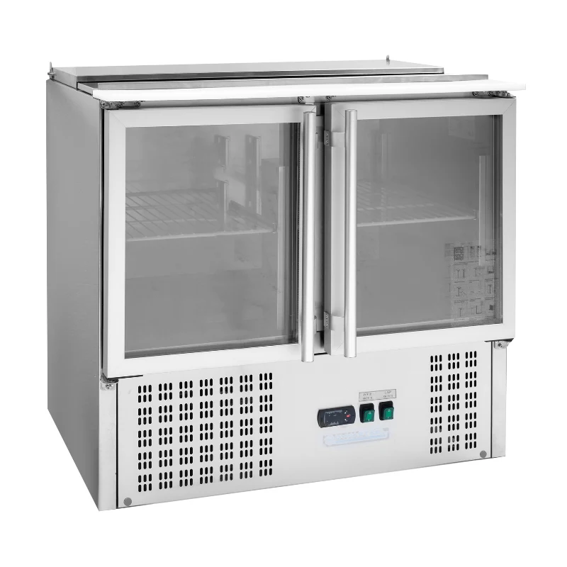 Saladette Compacte 2 Portes - Avec Couvercle coulissant