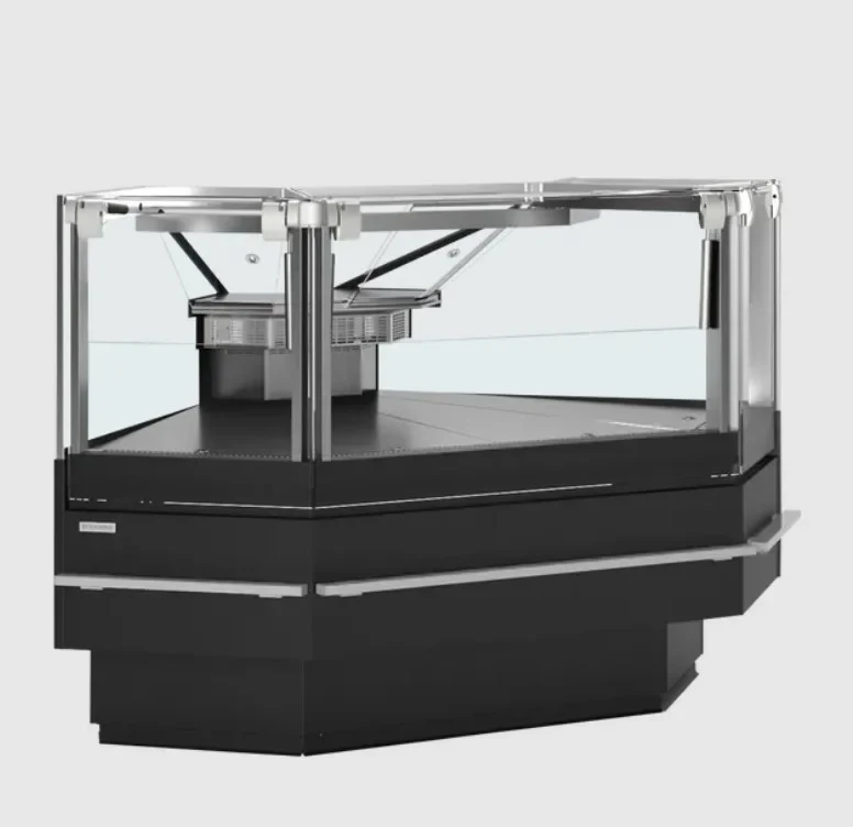 Tefcold comptoir réfrigéré de service SOCA90EXTB élément d’angle 90° 1120 mm, LED, noir
