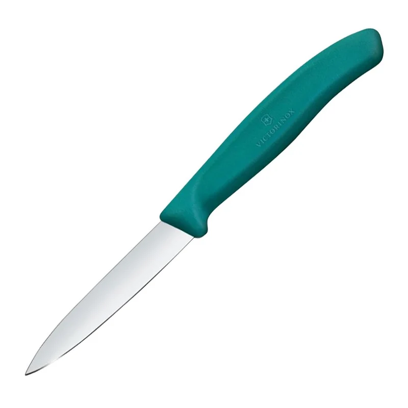 Couteau d'office pointe droite Victorinox Swiss Classic vert 8cm