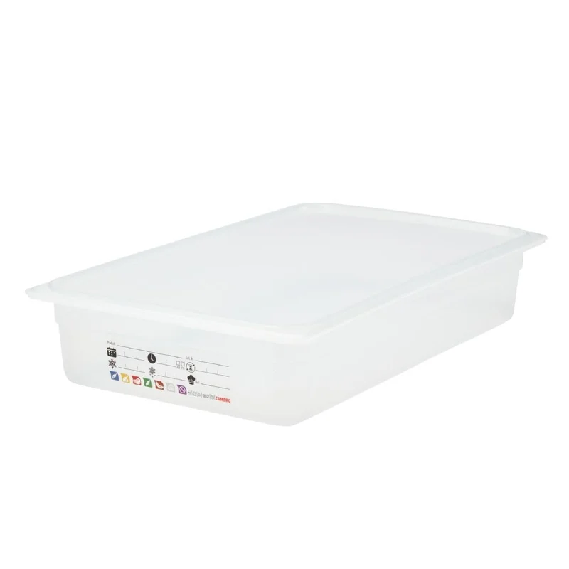 Bac en polypropylène Cambro Safetrak IML GN 1/1 100mm