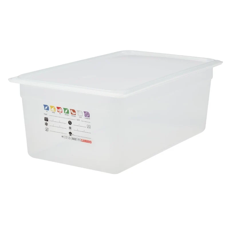 Bac en polypropylène Cambro Safetrak IML GN 1/1 200mm