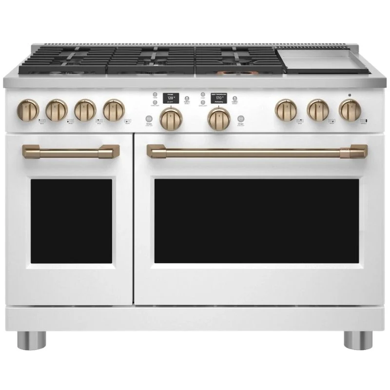C2Y486P4TW2 - RANGES - Café - Dual Fuel - White - Open Box