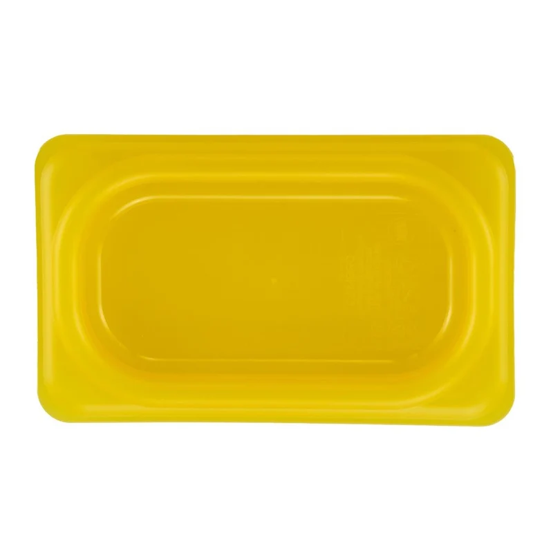 Couvercle hermétique en polypropylène GN 1/9 Cambro Safetrak IML jaune