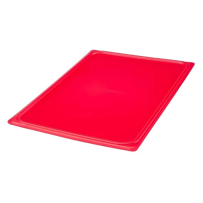 Couvercle hermétique en polypropylène GN 1/1 Cambro Safetrak IML rouge