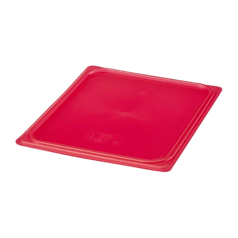 Couvercle hermétique en polypropylène GN 1/2 Cambro Safetrak IML rouge