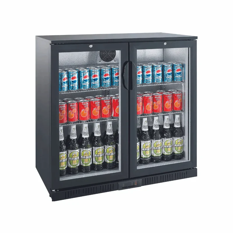 Arrière-bar réfrigéré 2 portes H: 850mm