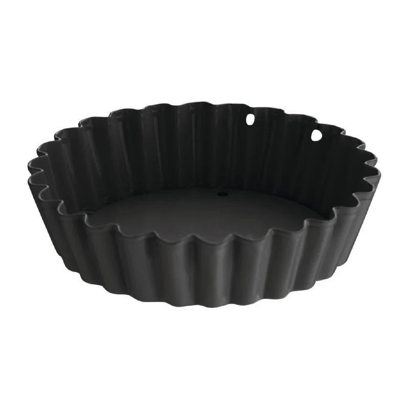 Moule à tartelette cannelé antiadhésif avec fond amovible Vogue 8 cm (lot de 3)