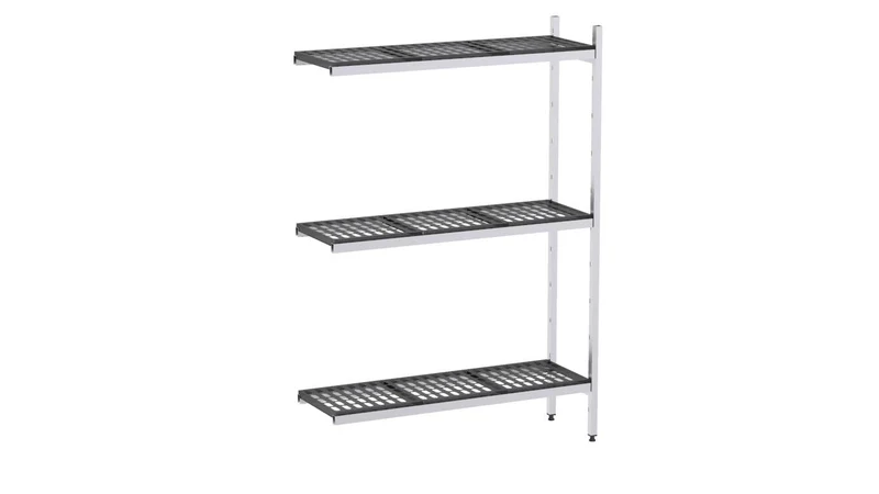 Rayonnage aluminium d'angle 570×2000