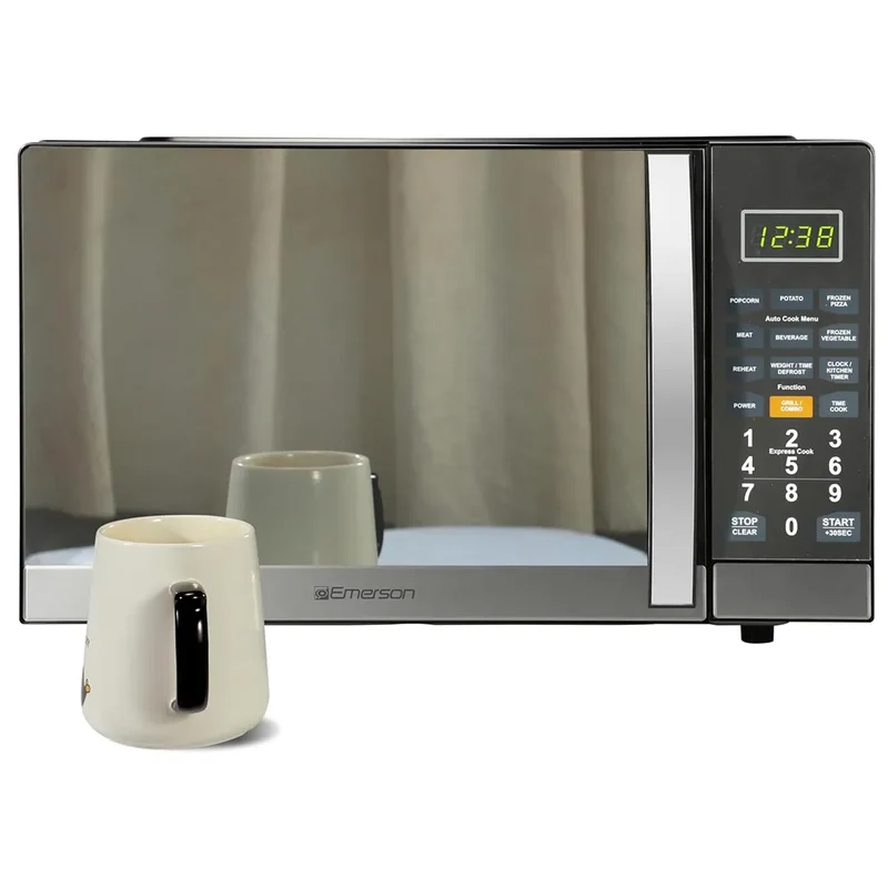 1.1 Cu Ft 1100W Countertop Microwave Oven With Grill