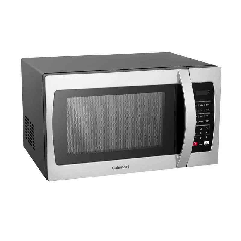 1.3 cu ft Microwave Oven: Countertop, 1000W - Black