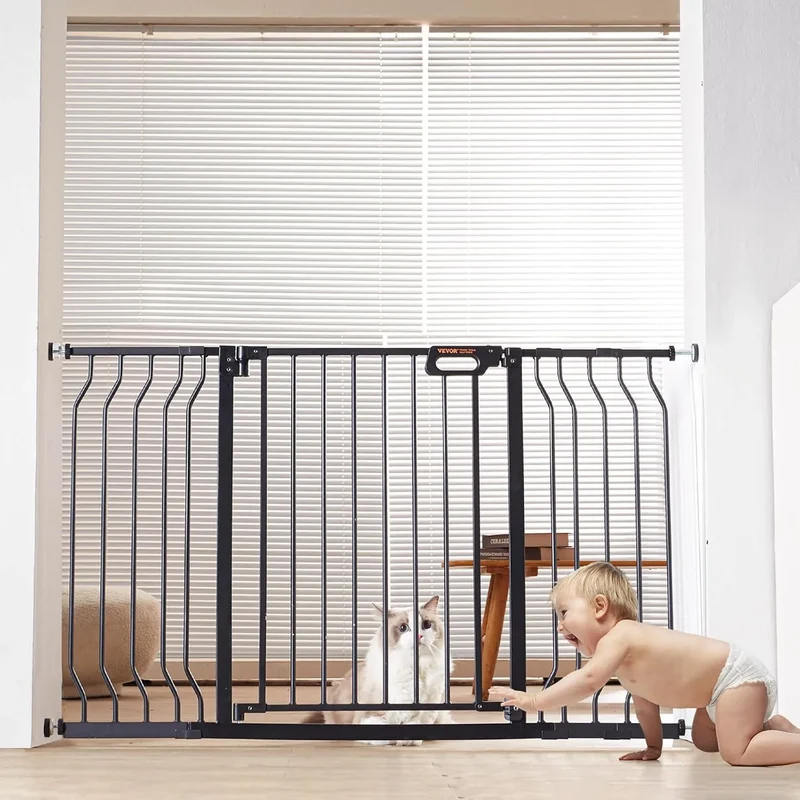 Extra Wide Safety Gate - Black