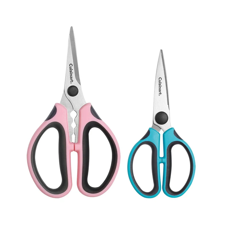 Kitchen Utility Shears Set - Blue & Pink