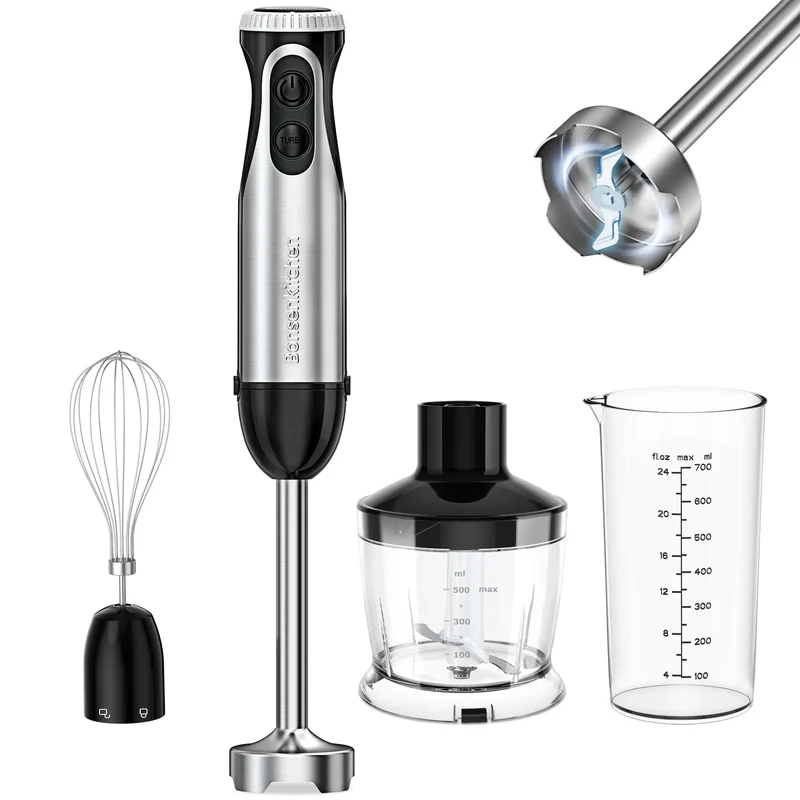 Immersion Hand Blender - Stainless Steel