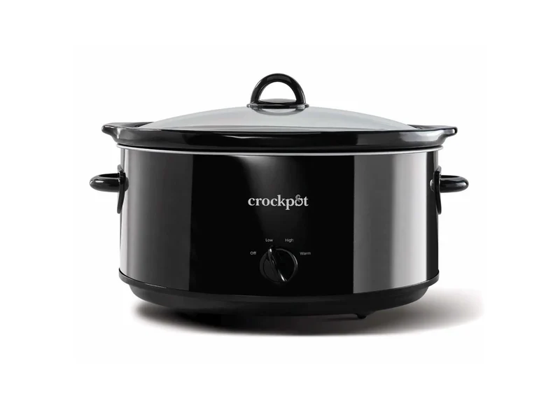 8-Quart Manual Slow Cooker - Black