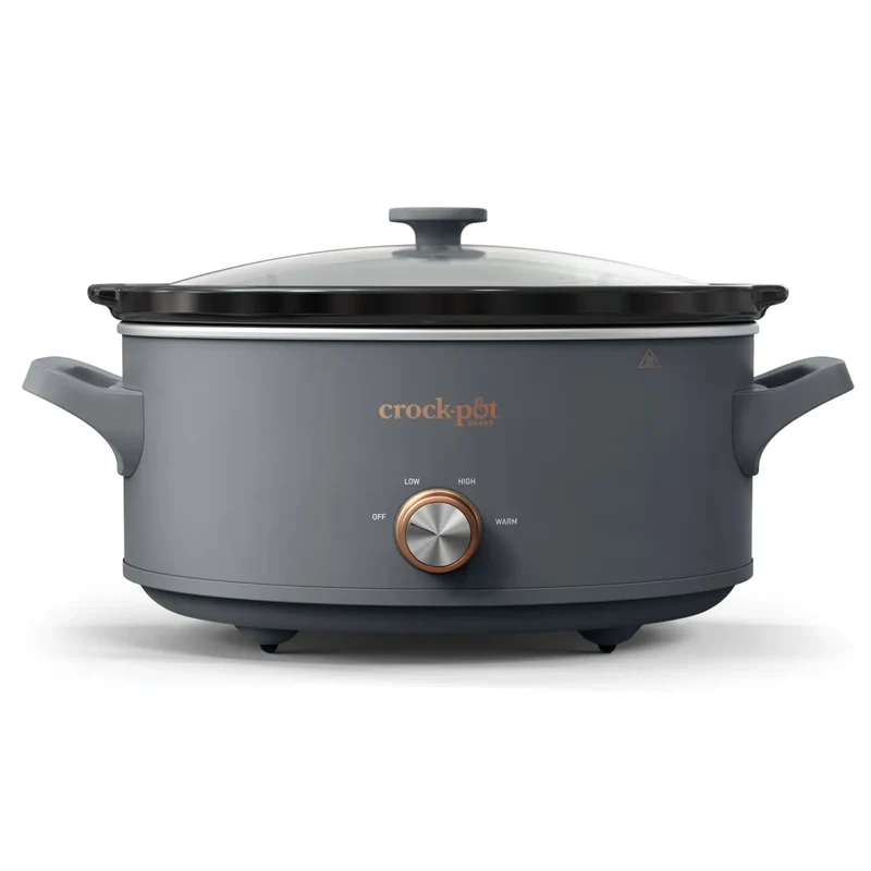 7-Quart Classic Manual Slow Cooker - Mussel Gray