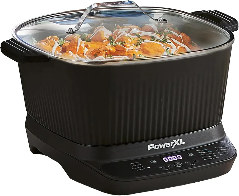 Digital Multi-Cooker with Automatic Paddle - Black