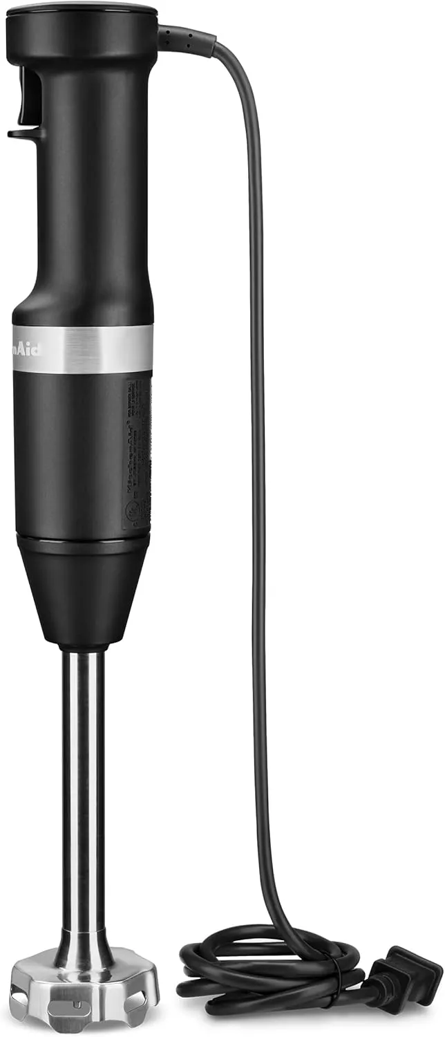 Variable Speed Corded Hand Blender - Matte Black