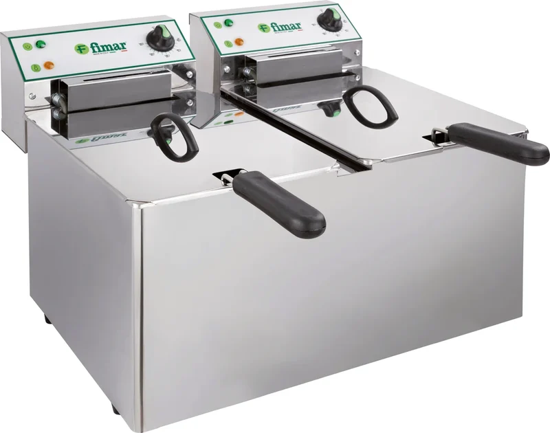 FIMAR friteuse double FR88N - 2 × 8 L
