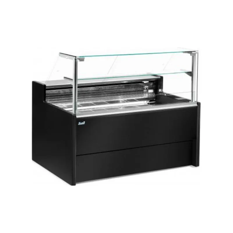 Vitrine réfrigérée ventilée avec réserve 2000x1090x1280mm +2/+8°C - PORTHOS
