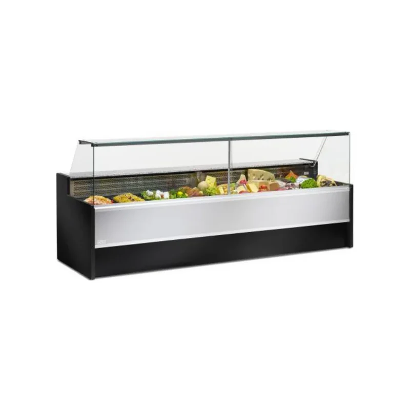 Vitrine réfrigérée ventilée avec réserve 2000x980x1270mm +2/+8°C - MESETAS