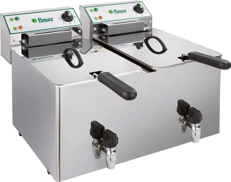FIMAR Friteuse électrique FR1010RN - 12 + 12 L