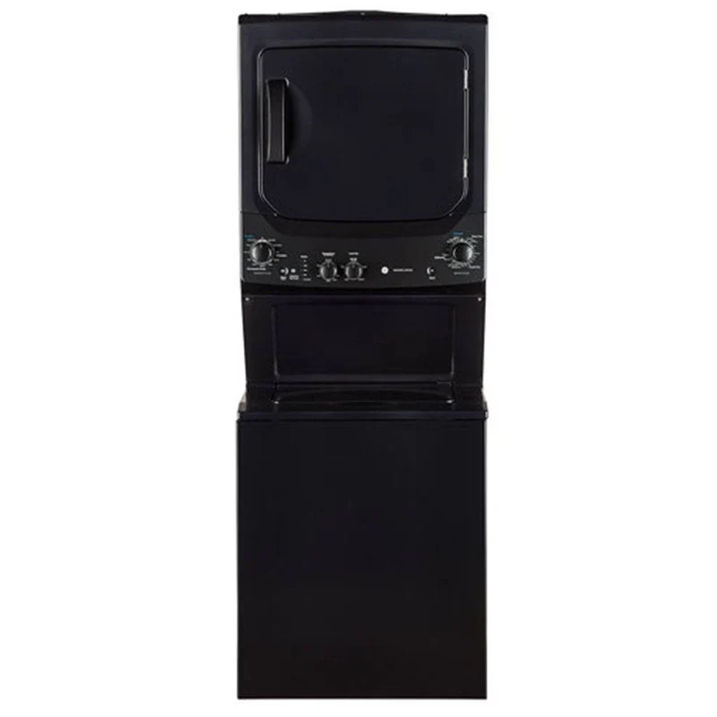 GUD37ESMMDG - LAUNDRY CENTERS - GE - Stacked Washer/Dryer - Electric - Grey - Open Box