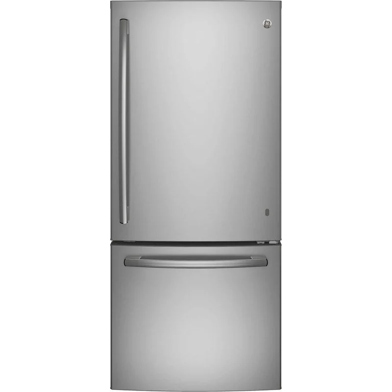 GDE21DYRKFS - REFRIGERATORS - GE - Bottom Freezer - Stainless Steel - Open Box
