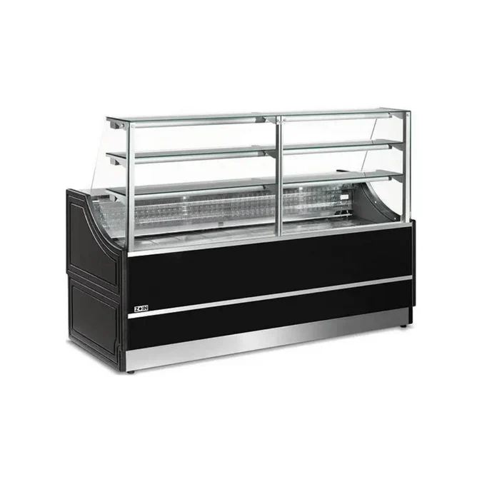 Vitrine réfrigérée statique sans réserve 2500x810x1350mm +2/+8°C - ORLEANS