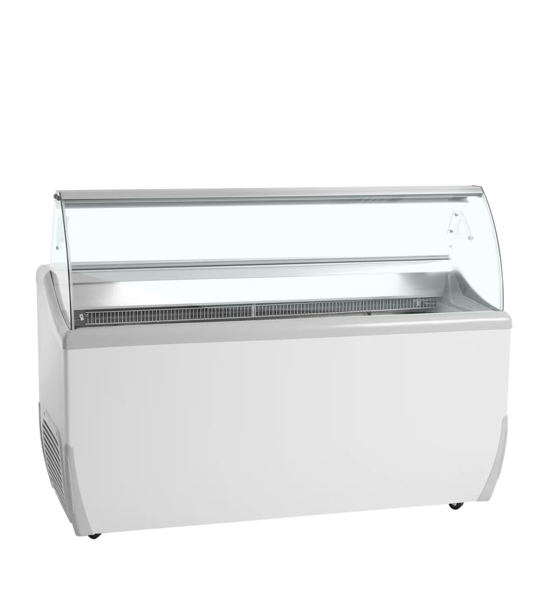 Vitrine pour glace en bac