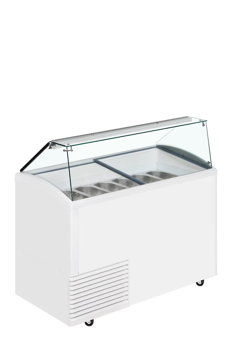 Vitrine pour glace en bac