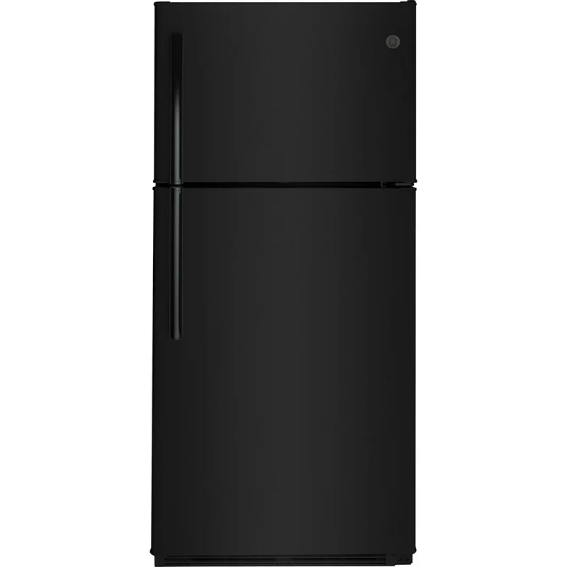 GTS18FTLKBB - REFRIGERATORS - GE - Top Freezer - Black - Open Box