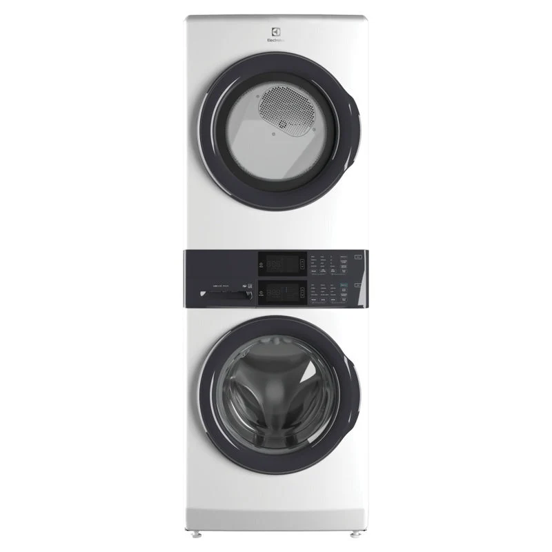ELTE730CAW - LAUNDRY CENTERS - Electrolux - Stacked Washer/Dryer - Electric - White - Open Box