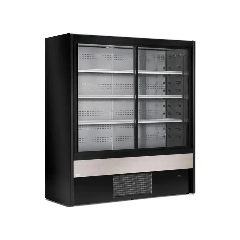 Vitrine murale réfrigérée portes coulissantes 4 niveaux 1200x710x2000mm +2/+8°C - CERVINO