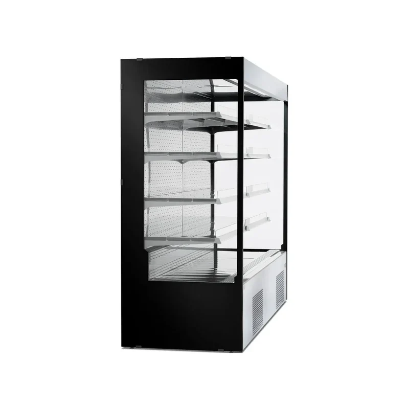 Vitrine murale réfrigérée ouverte 5 niveaux 1330x820x2000mm +2/+8°C - MAUNA