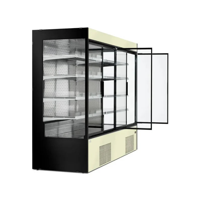 Vitrine murale réfrigérée portes coulissantes 5 niveaux 1955x820x2000mm +2/+8°C - MAUNA