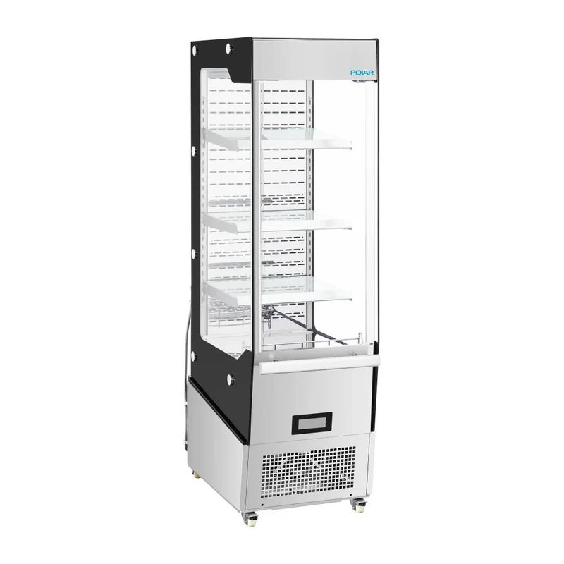 Vitrine réfrigérée positive libre-service Slimline Polar série G avec porte 220 L