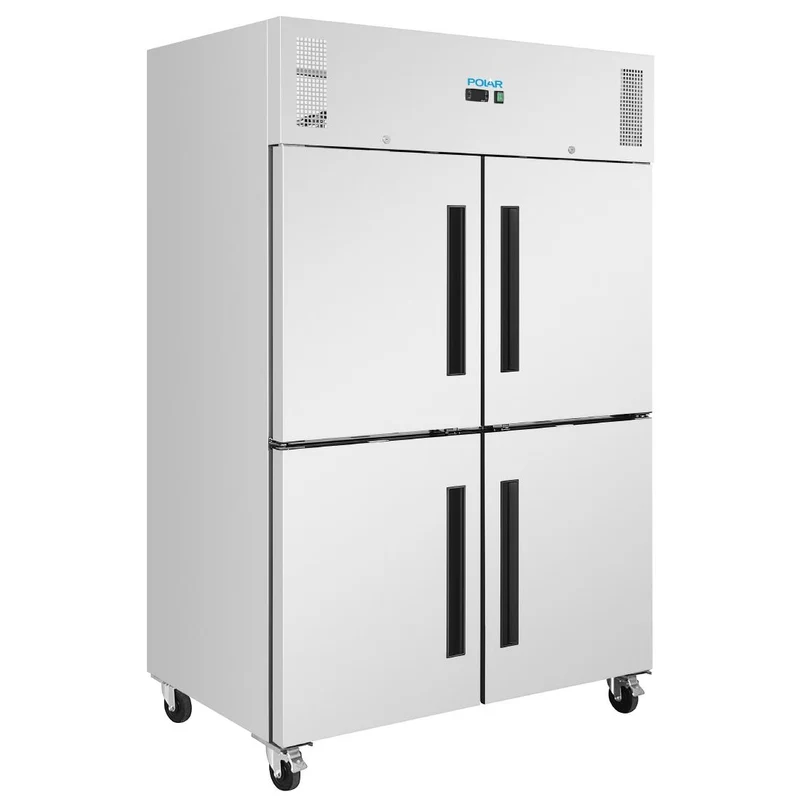 Double armoire réfrigérée positive GN 4 portillons Polar série G 1200L