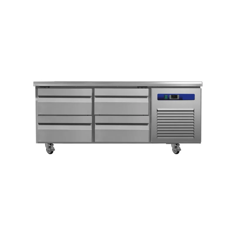 Soubassement réfrigéré positif - 4 tiroirs GN 1/1 - 171L